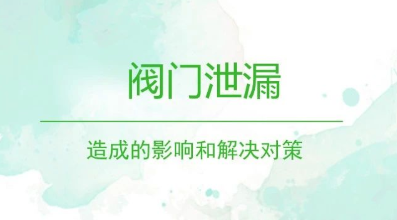 閥門泄漏造成的影響和解決對策（cè）