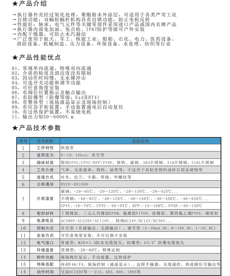 ED9B對夾式（shì）/法蘭式硬密封電動蝶（dié）閥